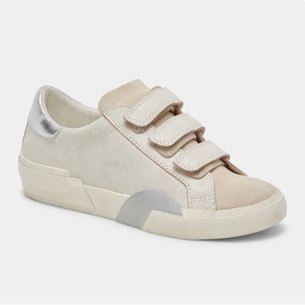 Dolce Vita Zabor Distressed leather sneakers